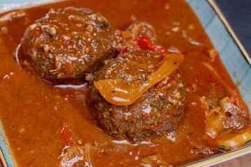 Meatballs in Rich Tomato Sauce