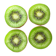 Fototapeta premium Kiwi fruit isolated on white or transparent background. 