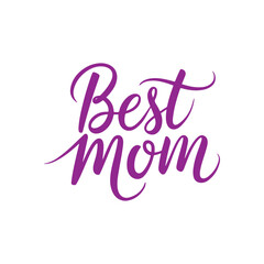 Best mom typography t shirt design for mothers day celebration. editable vector Mom day. For cards, invitations, prints etc.