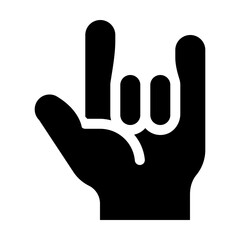 Hand Metal Gesture Icon