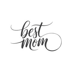 Best mom typography t shirt design for mothers day celebration. editable vector Mom day. For cards, invitations, prints etc.