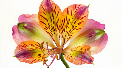 Fototapeta premium Vibrant Alstroemeria Flower Close-Up