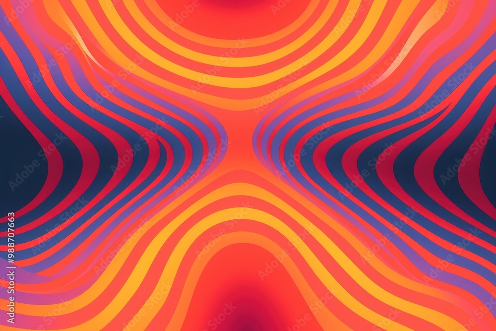 Poster minimalistic psychedelic style poster pattern art backgrounds.