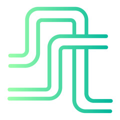 pipeline gradient icon