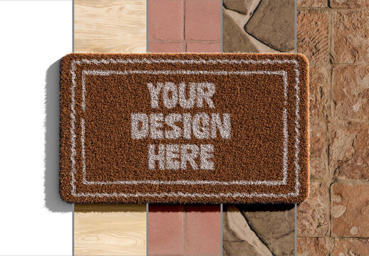 Coir Doormat mockup