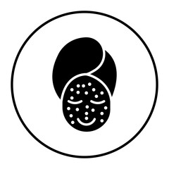 Problematic Skin vector icon. Can be used for Skincare iconset.