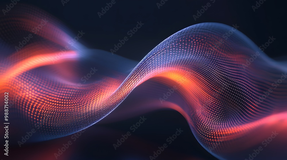 Poster a creative depiction of curve tension in bezier curves, illustrating how the position of control poi
