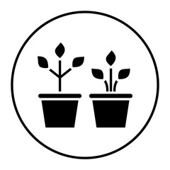Indoor Plants vector icon. Can be used for Comfort iconset.