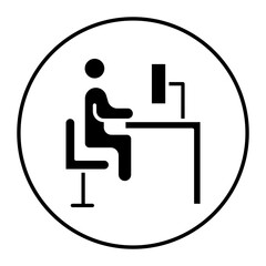 Sitting Position vector icon. Can be used for Comfort iconset.