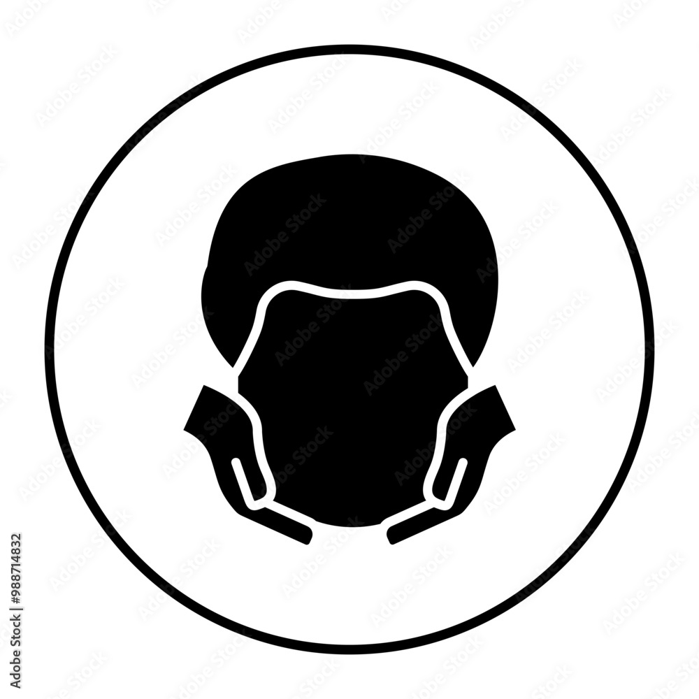 Poster Massage vector icon. Can be used for Comfort iconset.