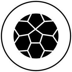 Obraz premium Football vector icon. Can be used for Outdoor Fun iconset.