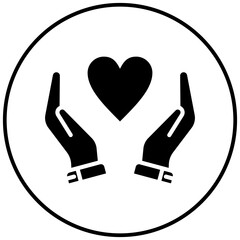 Empathy vector icon. Can be used for Personality Traits iconset.