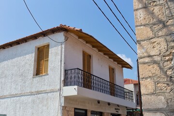 old house in the village in Afytos on the Kassandra-Chalkidiki peninsula - Greece