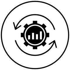 Optimization vector icon. Can be used for Business Analytics iconset.