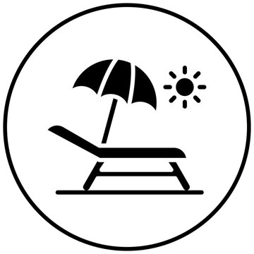recommend clip art: Sun Lounger vector icon. Can be used for Coastline iconset.