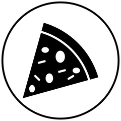 Pizza Slice vector icon. Can be used for Italy iconset.