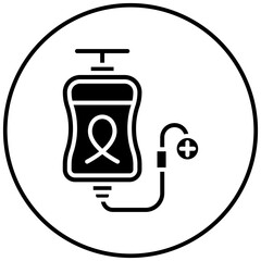 Chemotherapy vector icon. Can be used for Chemotherapy iconset.