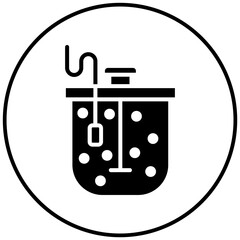 Aeration vector icon. Can be used for Lab iconset.