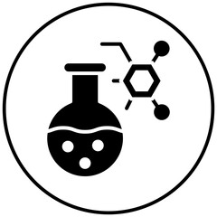 Chemical vector icon. Can be used for Lab iconset.