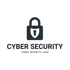 Cyber Security Logo or badge for technology and security company.