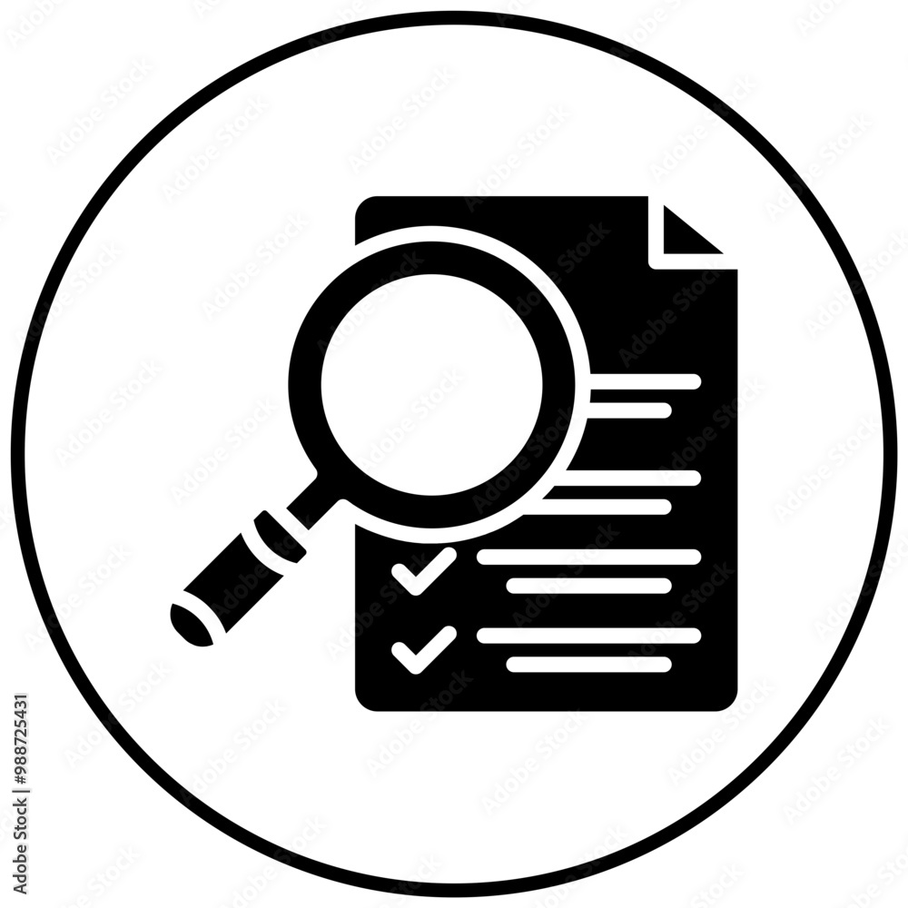 Sticker Research vector icon. Can be used for Lab iconset.