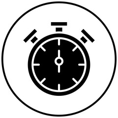 Timer vector icon. Can be used for Rugby iconset.