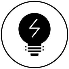 Electricity vector icon. Can be used for Manufacturing iconset.