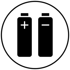 Many Batteries vector icon. Can be used for Battery and Power iconset.