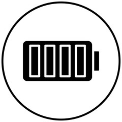 Status vector icon. Can be used for Battery and Power iconset.