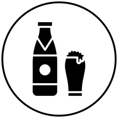 Beer vector icon. Can be used for Oktoberfest iconset.