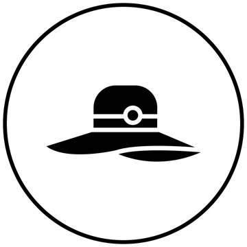 recommend clip art: Women Hat vector icon. Can be used for Oktoberfest iconset.