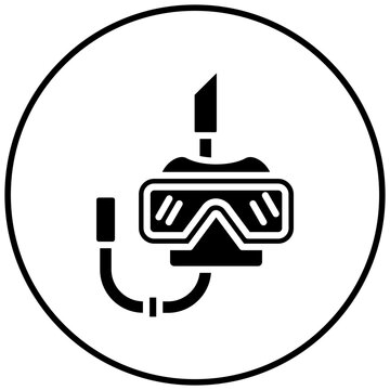 recommend clip art: Diving Mask vector icon. Can be used for Beach Resort iconset.