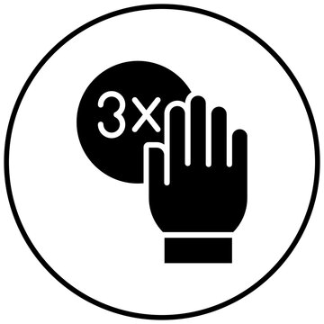 recommend clip art: Hit vector icon. Can be used for Volleyball iconset.