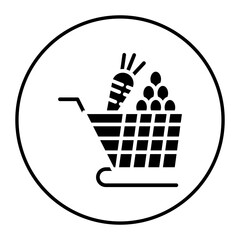 Shopping Items vector icon. Can be used for Trading iconset.