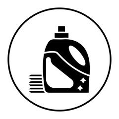 Detergent vector icon. Can be used for Laundry iconset.