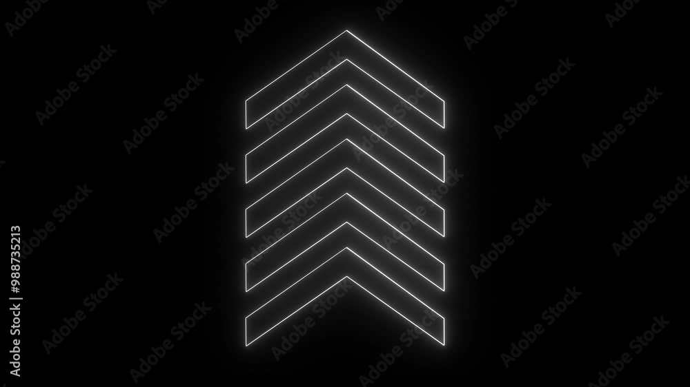 Poster neon directional arrow loading icon . direction sign, blinking arrow navigation, neon signs arrows. 