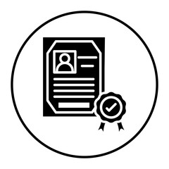EIN Certificate vector icon. Can be used for Credit And Loan iconset.
