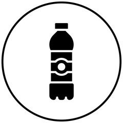 Cola Bottle vector icon. Can be used for Beverages iconset.