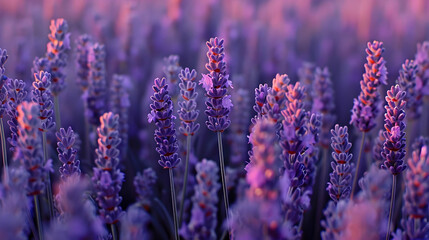 Stunning Close-Up of Lavender Flowers in Bloom
