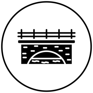 recommend clip art: Water Bridge vector icon. Can be used for Medieval iconset.