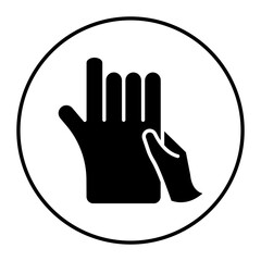Hand Massage vector icon. Can be used for Spa iconset.