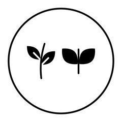 Herbs vector icon. Can be used for Spa iconset.