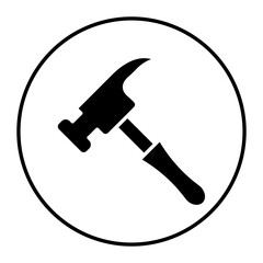 Hammer vector icon. Can be used for Home Improvements iconset.