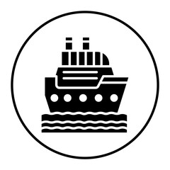 Cruise vector icon. Can be used for Vacation Planning iconset.