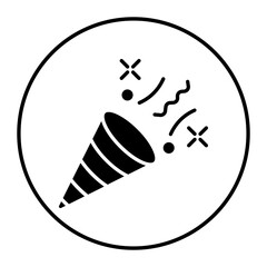 Party vector icon. Can be used for Vacation Planning iconset.