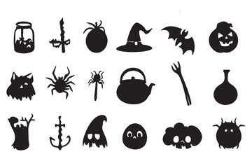 Halloween vector silhouette art 