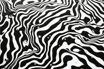 Processed collage of monochrome water surface texture. Background for banner, backdrop