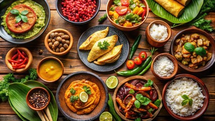 Delectable Honduran dishes, showcasing the country's vibrant culinary traditions and flavors