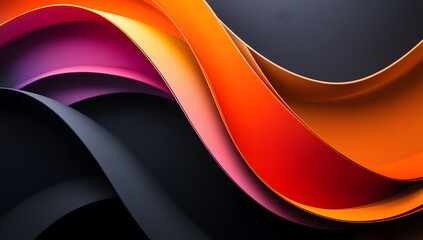 Fototapeta premium Flowing Colors in Abstract Design