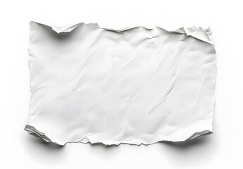 Obraz premium Blank Torn Paper on Plain Background